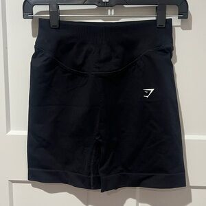 Gymshark Black Highwaisted Bike Shorts for Women Size Medium